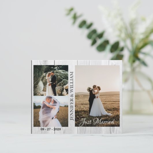 たった今結婚しましたフォト結婚コラージュの発表 (スタンド正面)