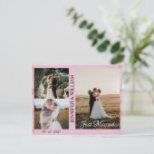 たった今結婚しましたフォト結婚コラージュの発表 (スタンド正面)