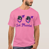 たった今結婚しましたフォーマルゲイ Tシャツ (正面)