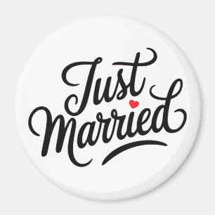 たった今結婚しましたブライダル マグネット