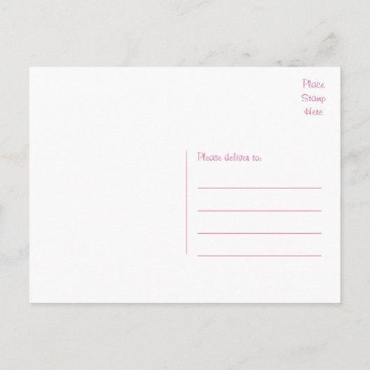 たった今結婚しましたブルーのパーソナ結婚ライズのお知らせ 案内ポストカード (裏面)