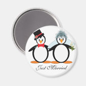 たった今結婚しましたペンゴ マグネット (正面/裏面)