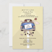 たった今結婚しましたポス結婚トズブランチ招待状イエル 招待状 (正面)