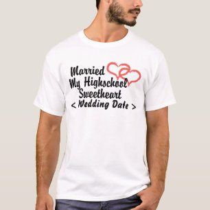たった今結婚しましたマイハイスクールスウィートアート(日付) Tシャツ