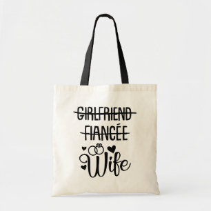 たった今結婚しましたミセス·ブライ結婚ド·ハネムーン トートバッグ