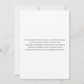 たった今結婚しましたミニマルタイプライターの写真の取り出し 案内状 (裏面)