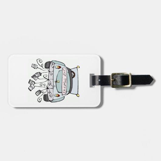 たった今結婚しましたラゲッジタグカスタマイズ – それ！ ラゲッジタグ (正面横)