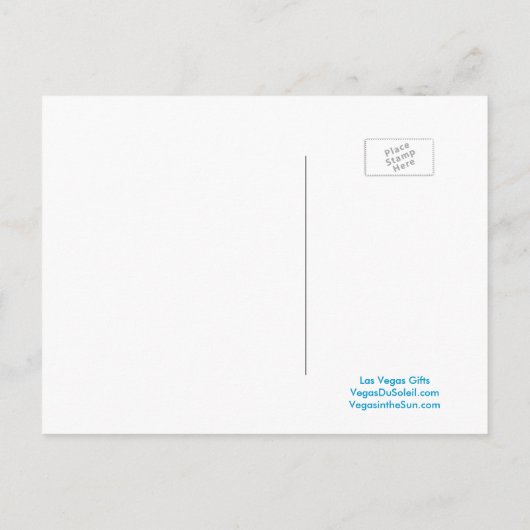 たった今結婚しましたラスベガスポストカード 案内ポストカード (裏面)