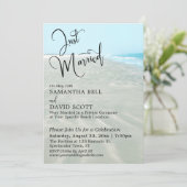 たった今結婚しましたリップドサンドアクアウォータービーチイベント 招待状 (スタンド正面)