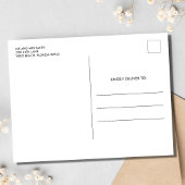 たった今結婚しました写真結婚の有空白の難 ポストカード