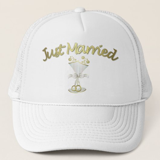 たった今結婚しました帽子 キャップ (正面)