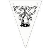 たった今結婚しました徴候 バンティングフラッグ (第1の旗)