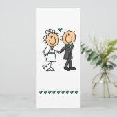 たった今結婚しました招待状 招待状 (スタンド正面)