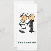 たった今結婚しました招待状 招待状 (正面/裏面)