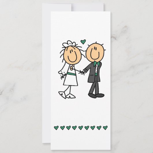 たった今結婚しました招待状 招待状 (正面)