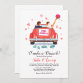 たった今結婚しました招待状 招待状 (正面/裏面)