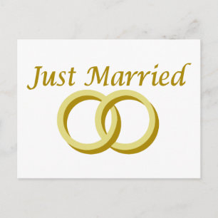 たった今結婚しました環 案内ポストカード