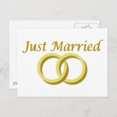 たった今結婚しました環 案内ポストカード (正面/裏面)