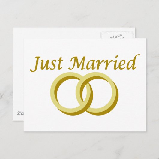 たった今結婚しました環 案内ポストカード (正面/裏面)