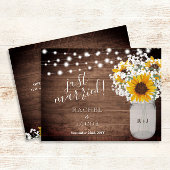 たった今結婚しました素朴ひまわり結婚の発表