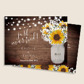 たった今結婚しました素朴ひまわり結婚の発表