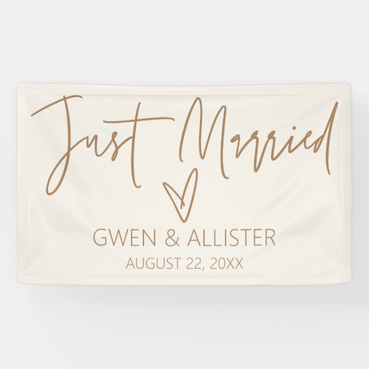 たった今結婚しました結婚のカーデコレーションバナーG400 横断幕 (横)