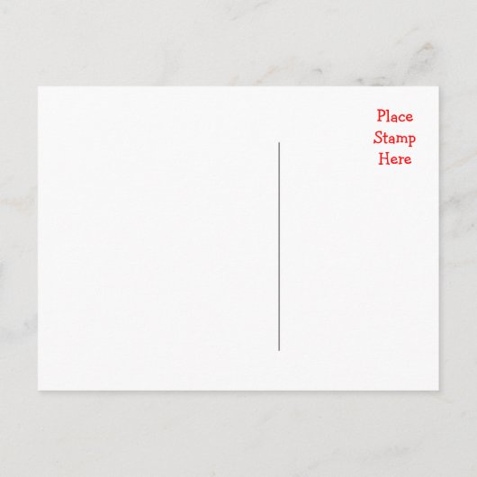 たった今結婚しました結婚のラブポストカード 案内ポストカード (裏面)