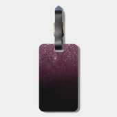 たった今結婚しました結婚の個人化 ラゲッジタグ (裏面縦)