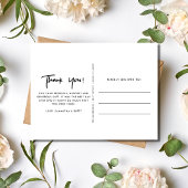 たった今結婚しました結婚の写真ありがとうはがき ポストカード