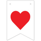 たった今結婚しました結婚の自動車デコレーション バンティングフラッグ (第1の旗)