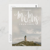 たった今結婚しました結婚の駆け落ち白書 ポストカード (正面/裏面)