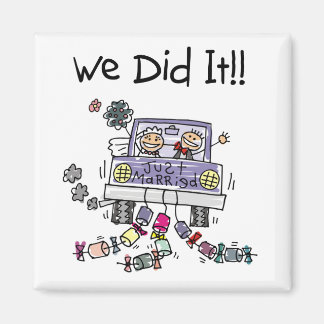 たった今結婚しました結婚ズカー マグネット