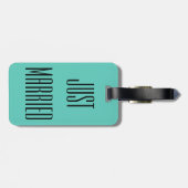 たった今結婚しました結婚ハネムーンの荷物タグギフト ラゲッジタグ (裏面横)