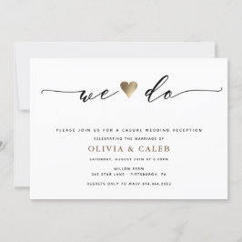 たった今結婚しました結婚披露宴の招待状 招待状