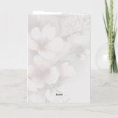 たった今結婚しました結婚発表折り畳みフォイルカード 箔グリーティングカード (裏面)