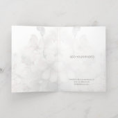 たった今結婚しました結婚発表折り畳みフォイルカード 箔グリーティングカード (内側レイダウン)