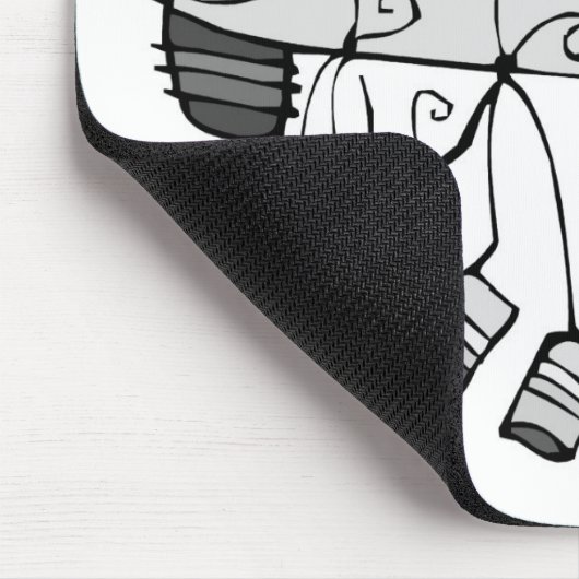 たった今結婚しました車の抗力缶 マウスパッド (コーナー)