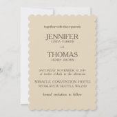 たった今結婚しました車の結婚式招待状カード 招待状 (裏面)