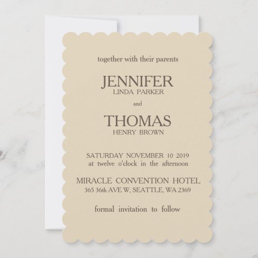 たった今結婚しました車の結婚式招待状カード 招待状 (裏面)