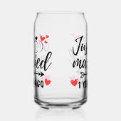 たった今結婚しました1年前、1周年結婚を迎える ガラス缶 (左)