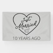 たった今結婚しました10年前III 横断幕 (横)