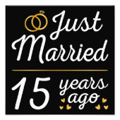 たった今結婚しました15年前二世 フォトプリント (正面)