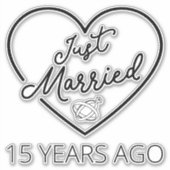 たった今結婚しました15年前III シール (正面)