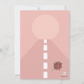 たった今結婚しました2のポストの結婚式のブランチの招待状 招待状 (裏面)