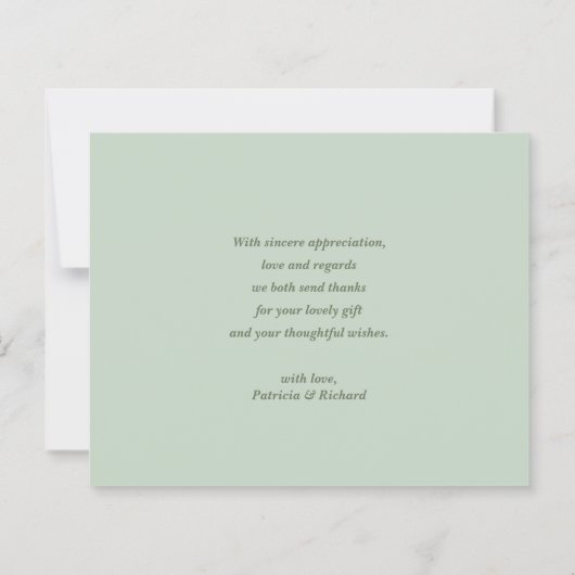 たった今結婚しました2フォトグリーン結婚の発表 (裏面)