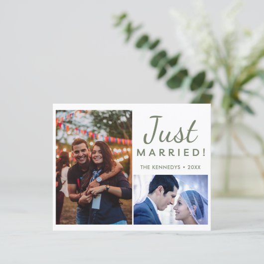 たった今結婚しました2フォトグリーン結婚の発表 (スタンド正面)