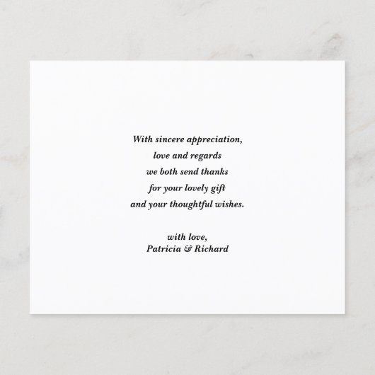 たった今結婚しました2フォトコラージュ結婚の発表 (裏面)