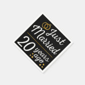 たった今結婚しました20年前II スタンダードカクテルナプキン (角)