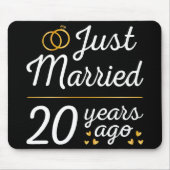 たった今結婚しました20年前II マウスパッド (正面)