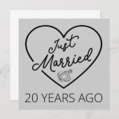 たった今結婚しました20年前III 招待状 (正面/裏面)